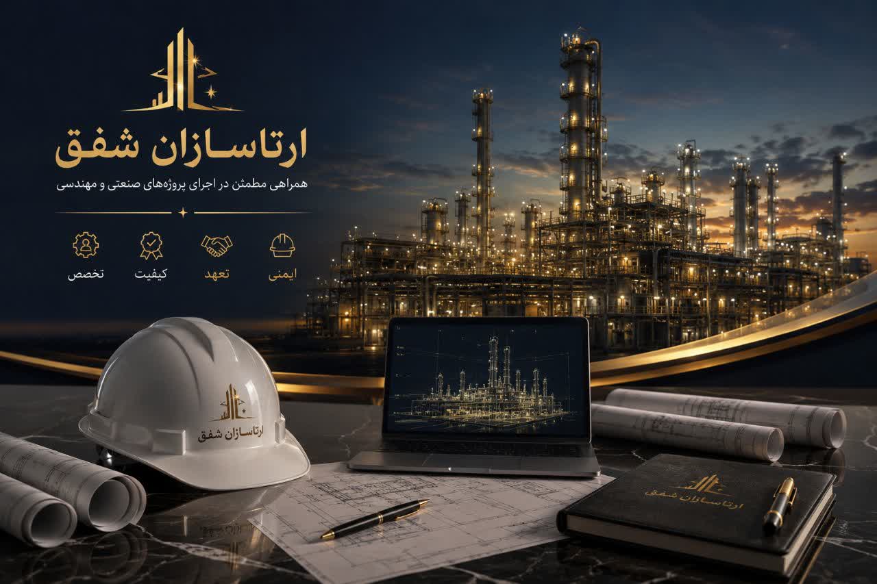 شرکت ارتاسازان شفق؛ همراهی مطمئن در اجرای پروژه‌های صنعتی و مهندسی